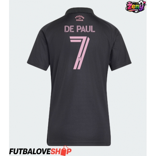 Dres Inter Miami Rodrigo De Paul #7 Preč pre Ženy 2026-27 Krátky Rukáv